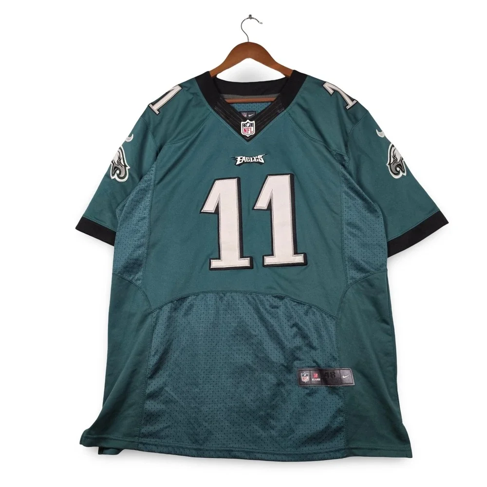 Nike On Field Philadelphia Eagles‎ Carson Wentz 11 Stitched Jersey Mens Size 48